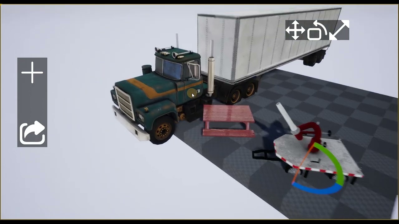 Unreal runtime import modle , assemble ,export modle