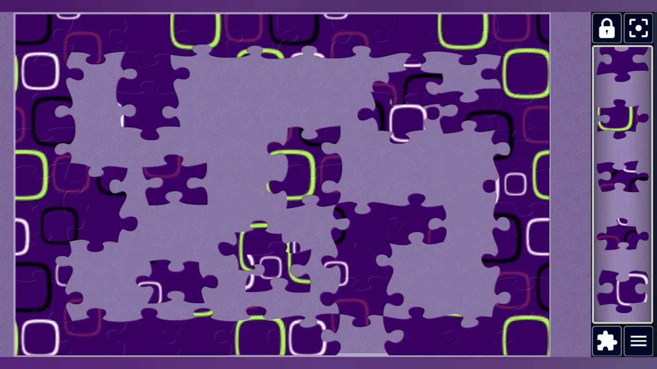 Purple Square Symphony🟪◻️✨️||Beautiful puzzles Art🧩||puzzles Craft🧩||