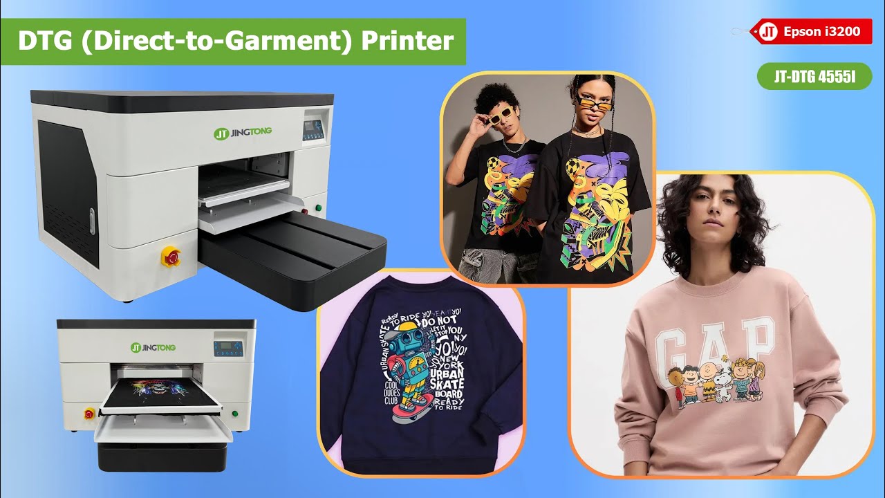 Top Rated DTG Direct to Garment Printer with Epson i3200 Printhead