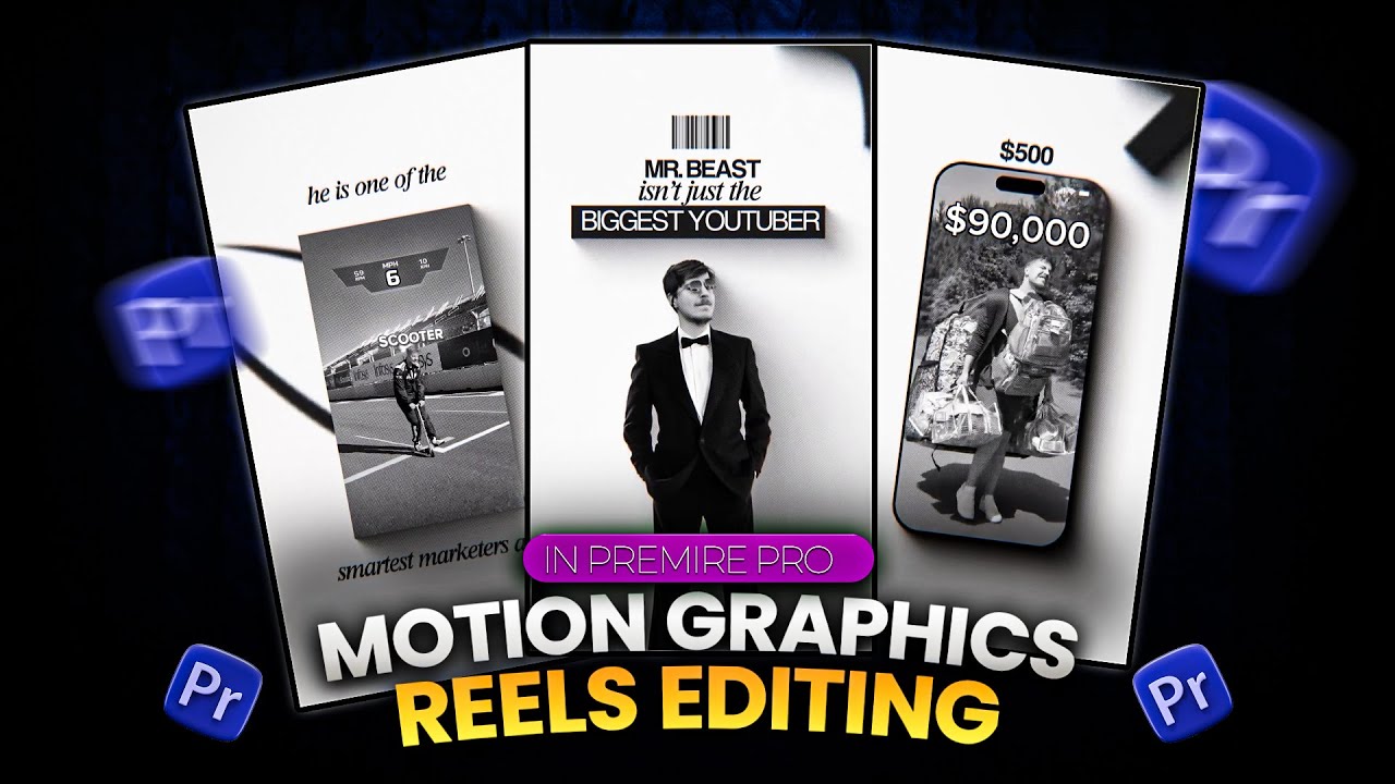 Editing Motion Graphics Reels in Premiere Pro – Easy & Creative Reels