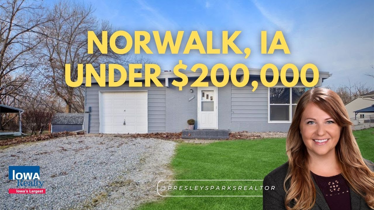 Inside a $199,900 Norwalk, Iowa Home with Big Surprises.