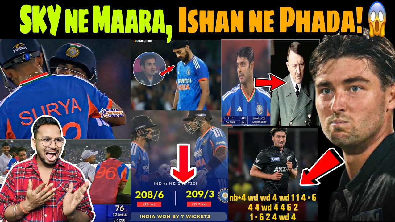 SKY ne Maara, Ishan ne Phada! 😱NZ Bowlers ka Nikla Dum |😱