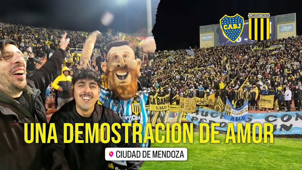 BROWN - BOCA: Caravana, Previa & Fiesta MATANCERA en MENDOZA