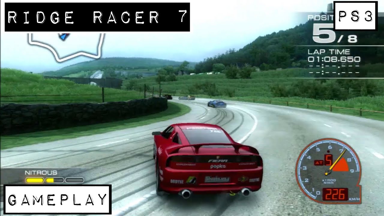 Ridge Racer 7 - PlayStation 3 - Gameplay (Original Hardware) 