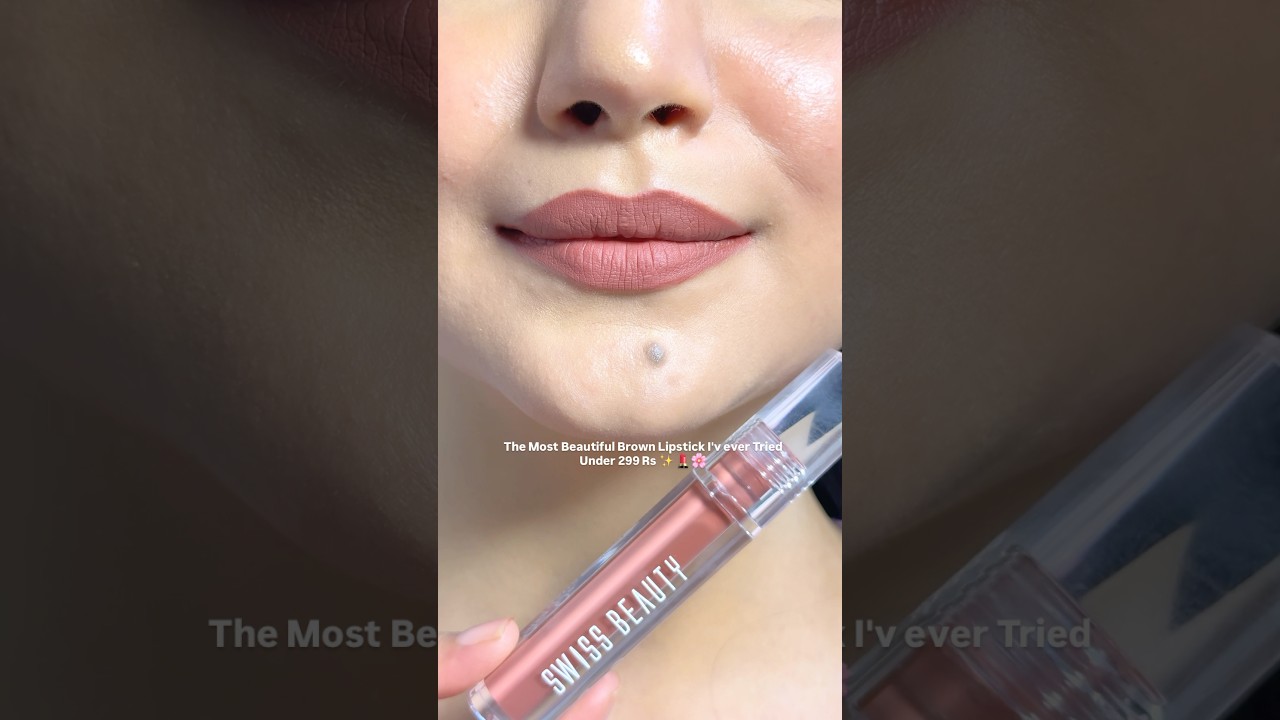 Swiss beauty Stay On Matte Lipstick 🌸under 299 Rs ✨ 