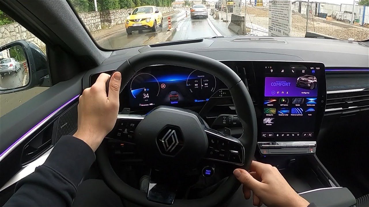 2023 Renault AUSTRAL Alpine [Full Hybrid 200] POV Test ride #97 CARiNIK