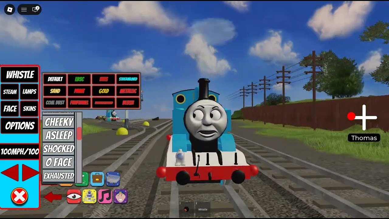Thomas crashes a train into the sea.