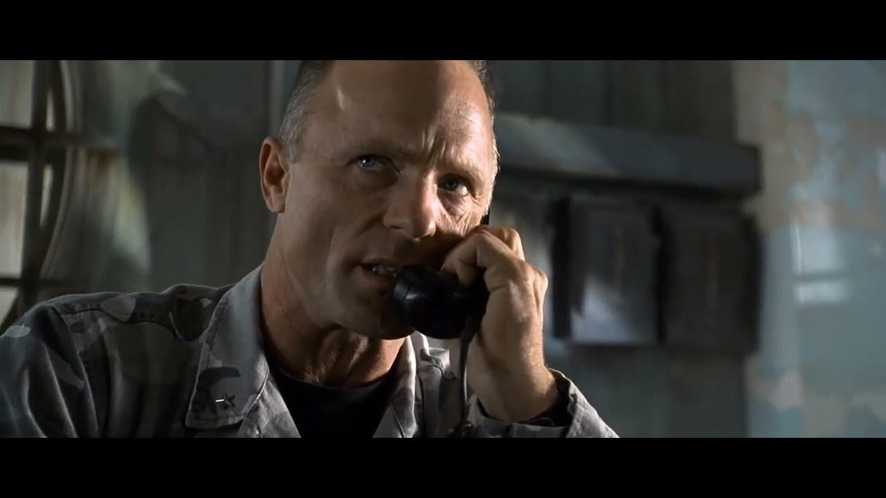 Rock 1996 - This is Brigadier General Francis Xavier Hummel from Alcatraz, out scene