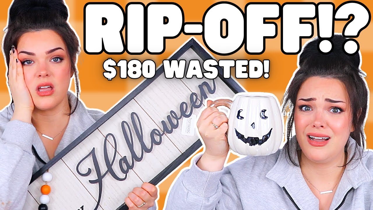 I got Ripped-Off!? $180 for Wholesale Junk?! | Ready Festive Halloween Decor Unboxing