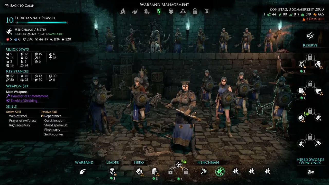 Mordheim City of the Damned Sisters Of Sigmar Unit Tips