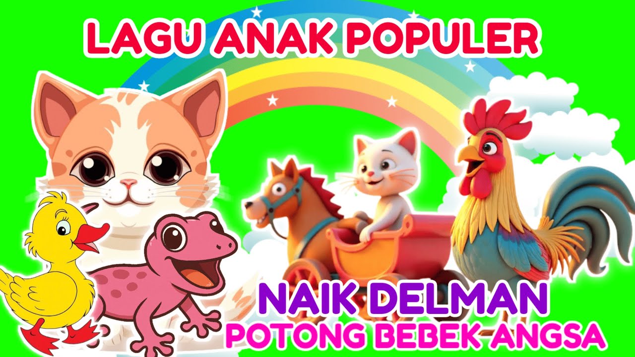 cicak di dinding - lagu anak anak - kompilasi lagu anak - naik delman 