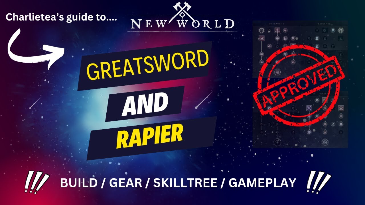 New World Greatsword/Rapier PVP build - NO SERENITY??? EXPLAINED