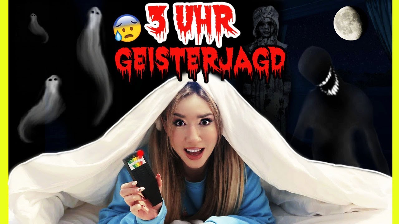 echte gruselige GEISTER um 3 Uhr nachts mit Amazon real ghost EMF Detector auf Kamera ein FANGEN