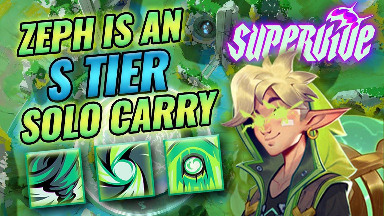 How to play Zeph like a Carry - S Tier SoloQ Hunter Pick | Legend SUPERVIVE Gameplay