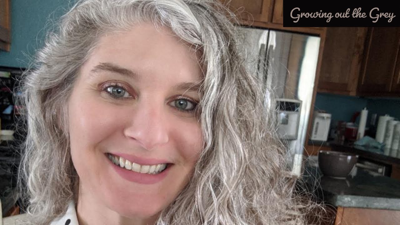 Growing out Grey hair!