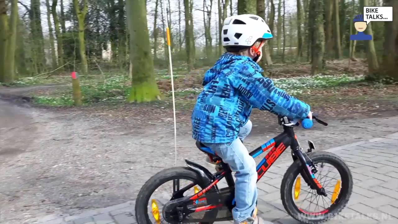 Cube Kid 160 fiets review voor BikeTalks door Ilse
