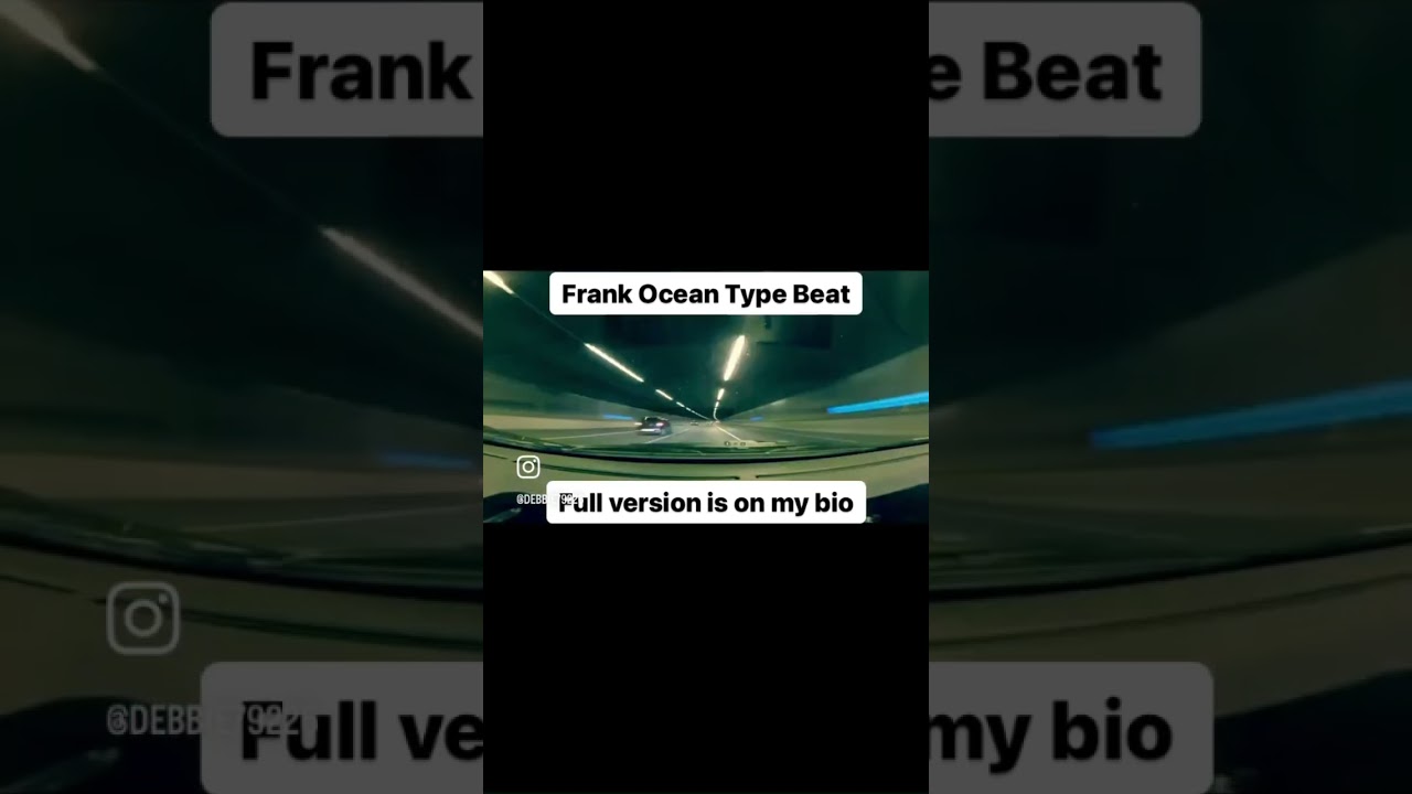 Frank Ocean Type Beat 