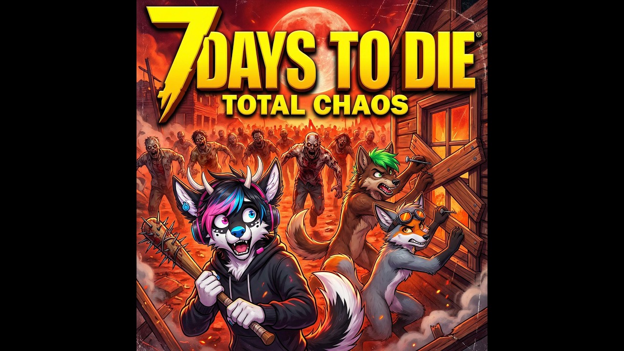 7 Days to Die Horde Night Survival | TOTAL CHAOS