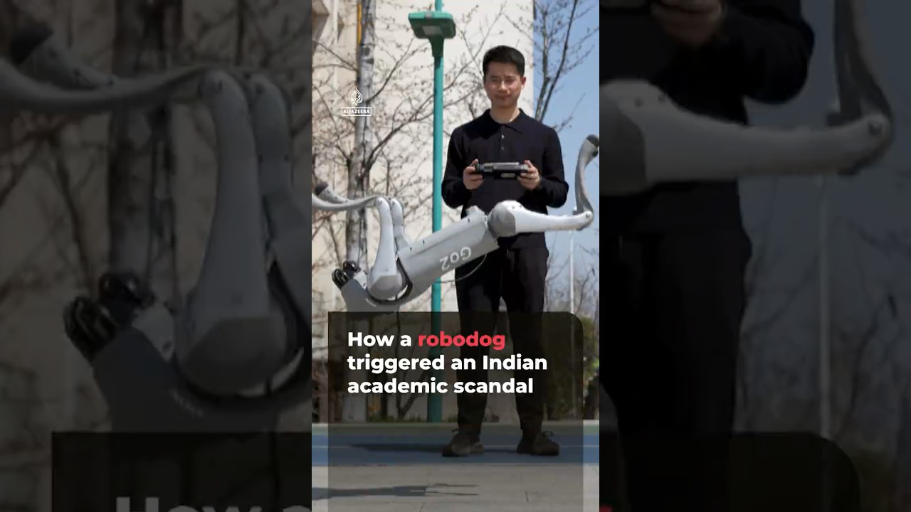 How a robodog triggered an Indian academic scandal | #ajshorts