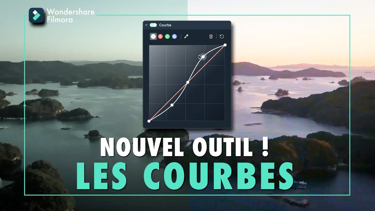 Nouvel outil Filmora - les courbes pour étalonner comme un pro || TUTO Montage Filmora