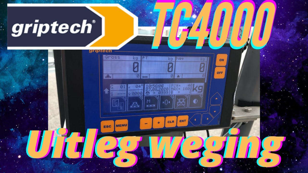 Griptech TC4000 Weegsysteem | Demo weging |