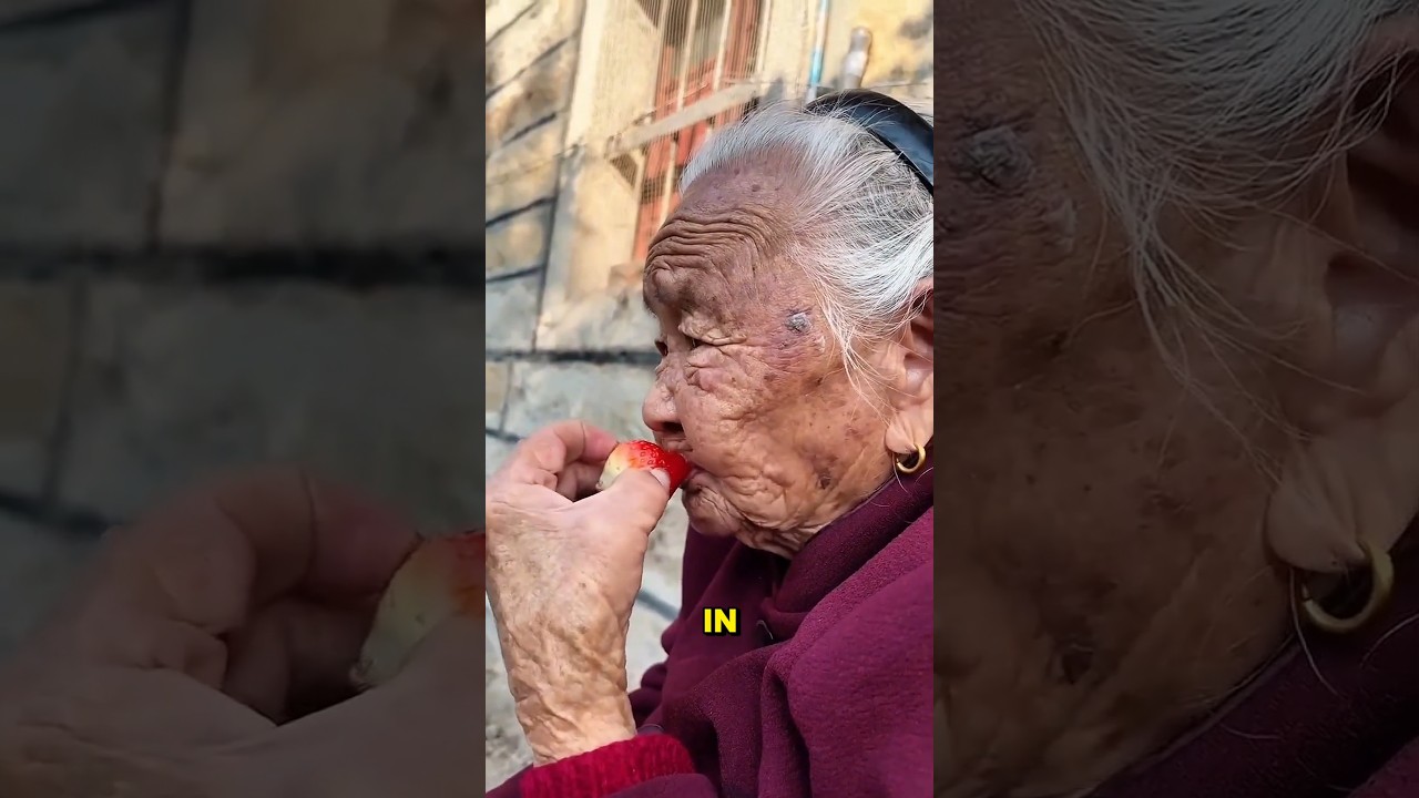 This Hungry Grandma Just Wanted to Eat a Strawberry 😢🍓