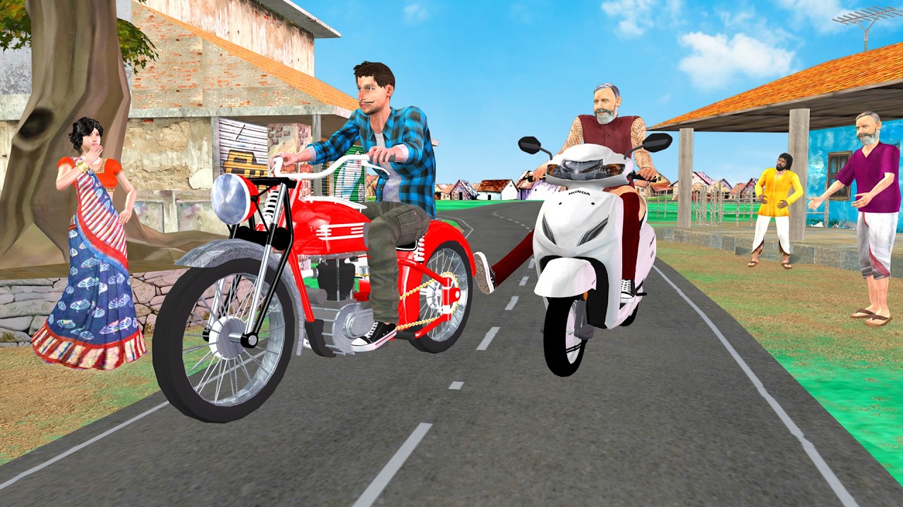 Petrol Khatam Ho Gaya Jugaad Activa Tow Bike | Comedy Hindi Kahaniya