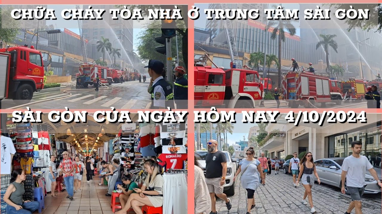 CHỮA CHÁY TÒA  NHÀ TRUNG TÂM SÀI GÒN, VÀO CON HẺM PHỞ MINH KÝ ỨC  CỦA NGƯỜI SÀI GÒN XA XỨ