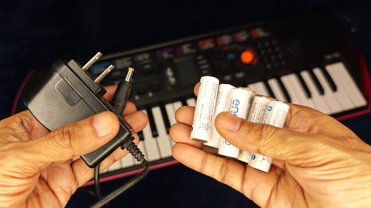 CASIO Keyboard - How to Use without Batteries or Power Adapter