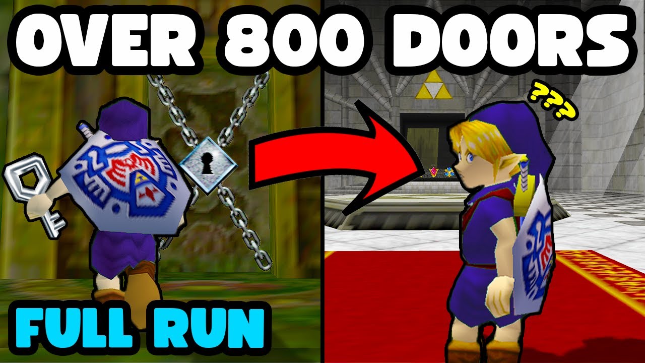 Zelda but Every Single DOOR takes you Somewhere Random (FULL RUN)