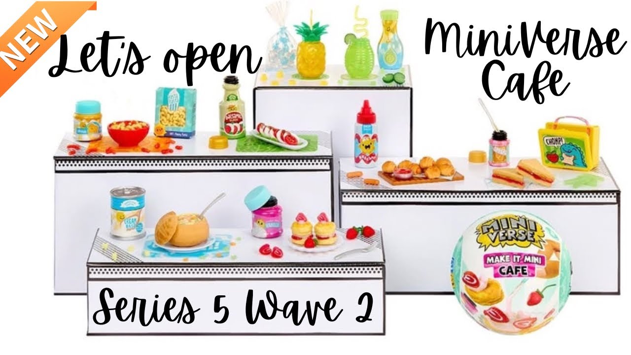 Новая серия MiniVerse Cafe, 5-я волна, 2-я волна — давайте откроем 5 капсул! @officialminiverse #...