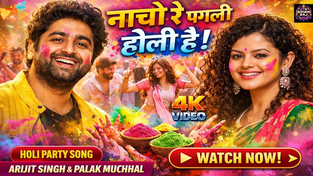 नाचो रे पगली होली है | Arijit Singh & Palak Muchhal | New Holi Song 2026 | Holi Special Romantic 