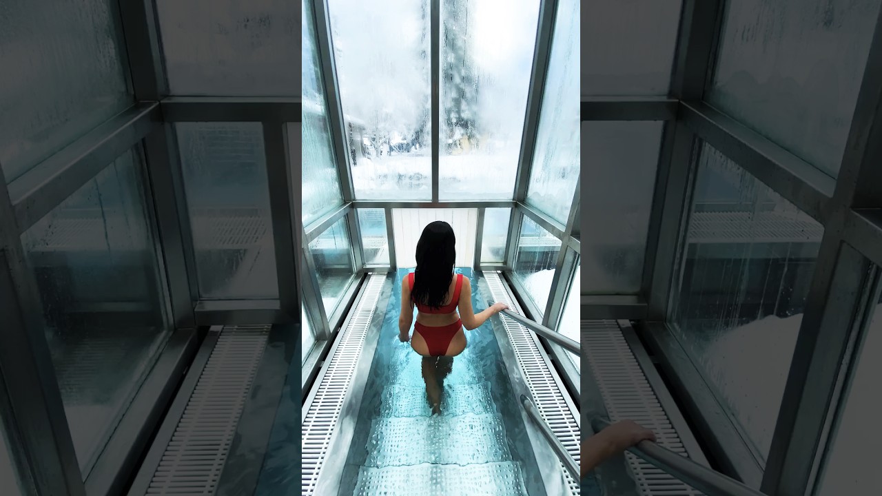 Spa day in Switzerland ❄️ #luxury #spa #switzerland