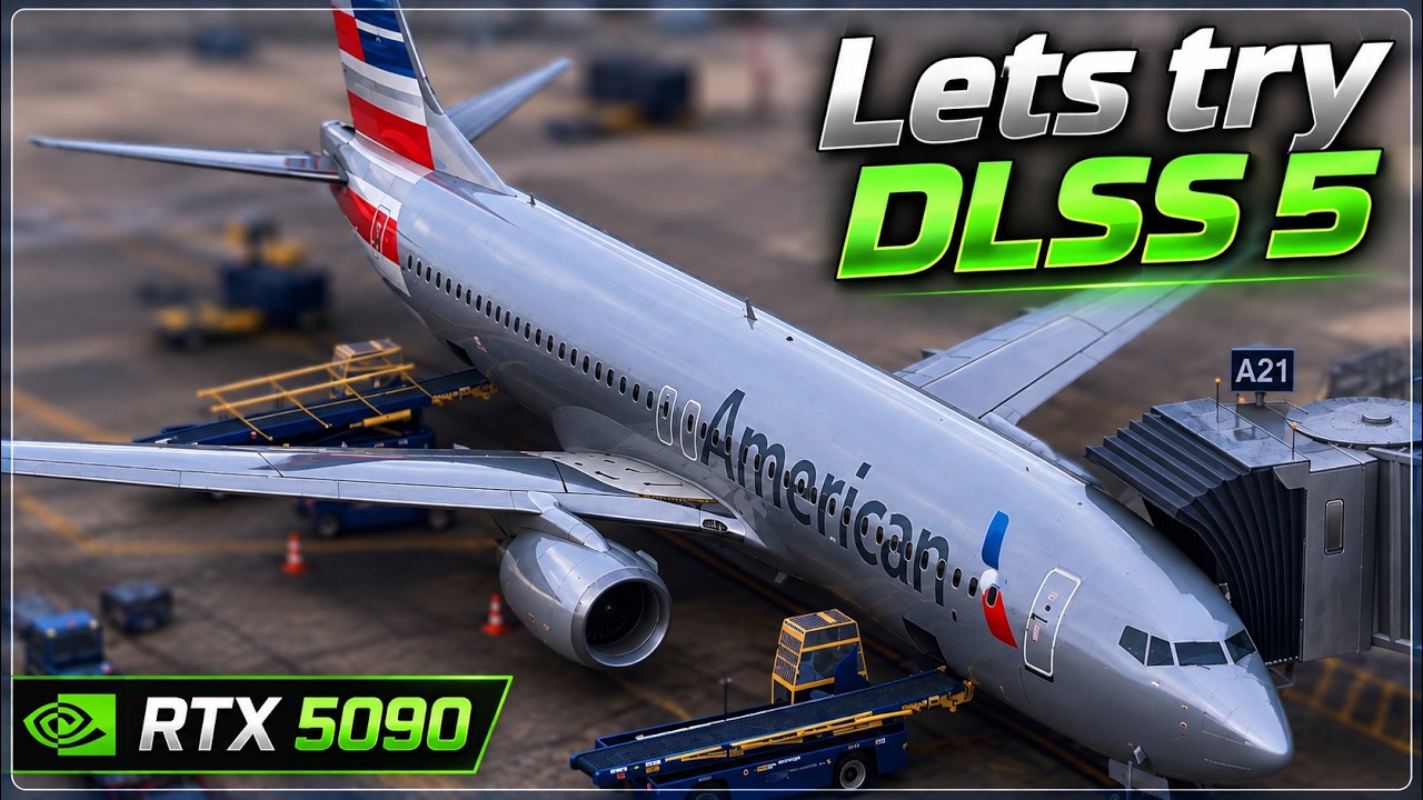 MSFS 2024  | PMDG 738 | KPHL-KBOS | DLSS 5 | RTX 5090 | Live!