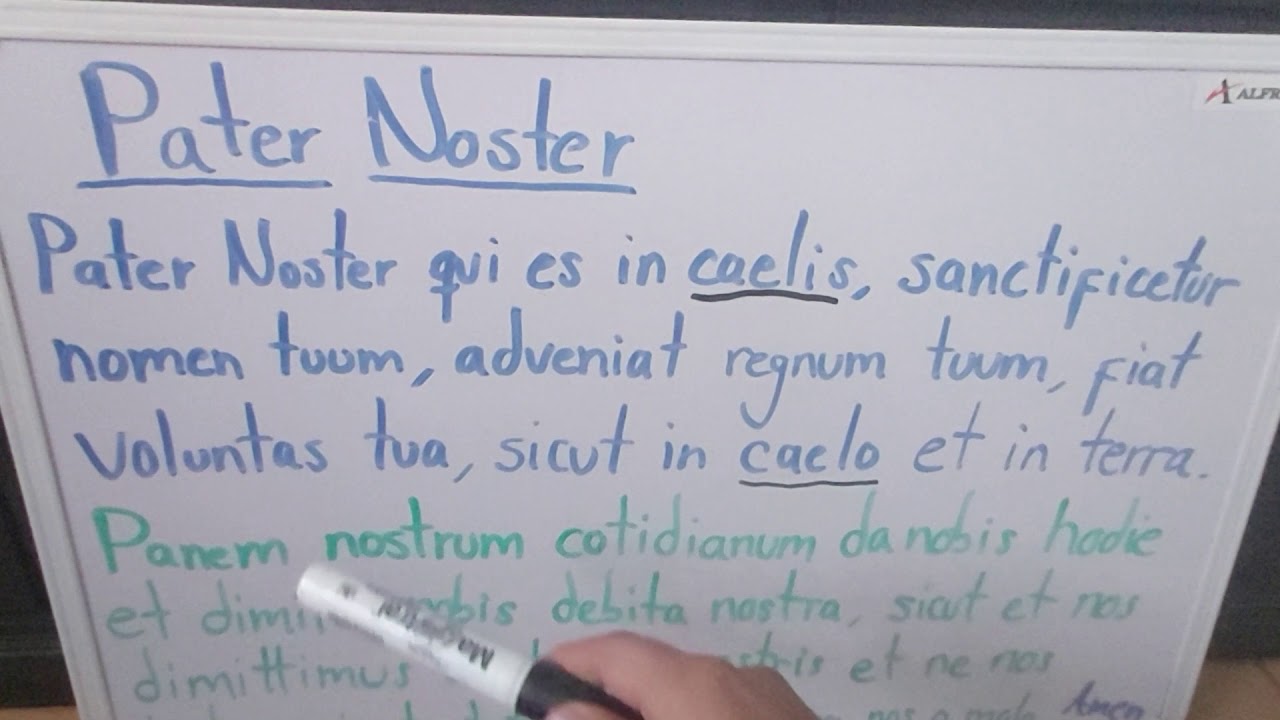 Aprende el Padre Nuestro en Latín 📖🕯🙏🏻