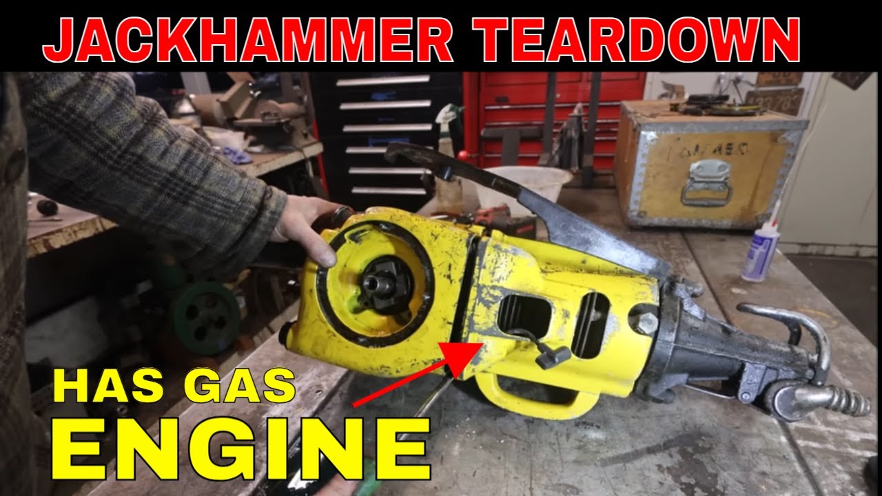 Will it RUN? gas powered Jack Hammer from an estate Sale.