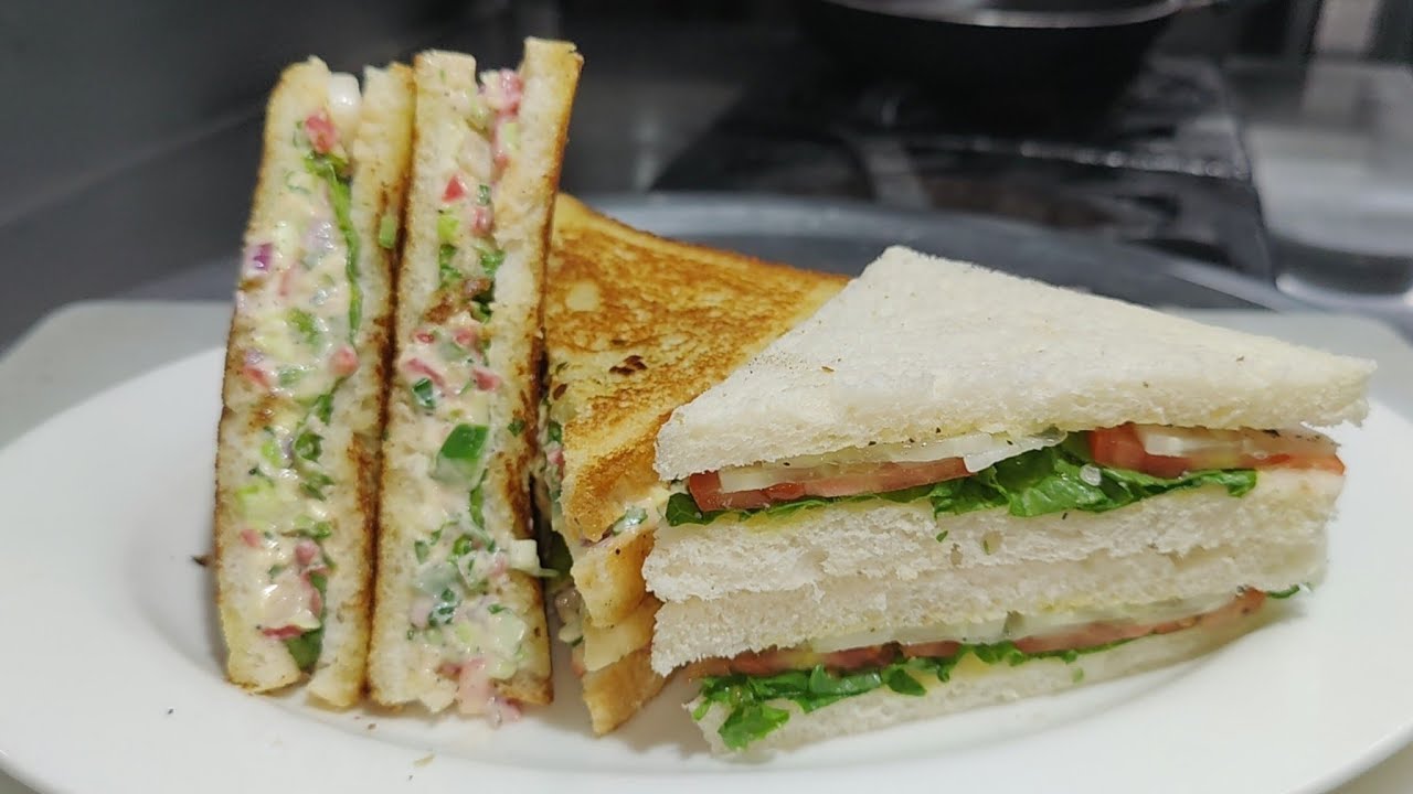 2 Types Veg Sandwich Recipe | वेज सैंडविच रेसिपी | Veg Sandwich | Best Grilled Sandwich | Chef Ashok