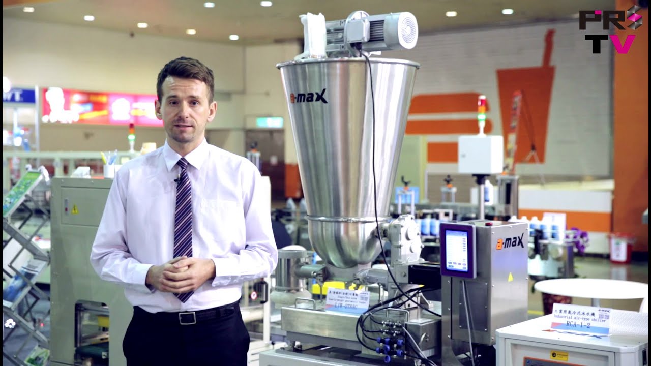 Gravimetric Powder Feeder by A-Max at Taipei Plas 2016