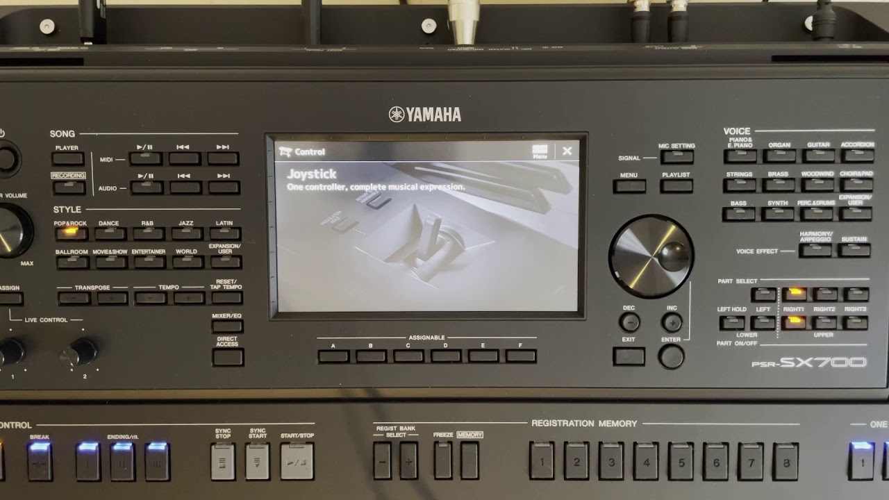 YAMAHA PSR-SX700 - DEMO