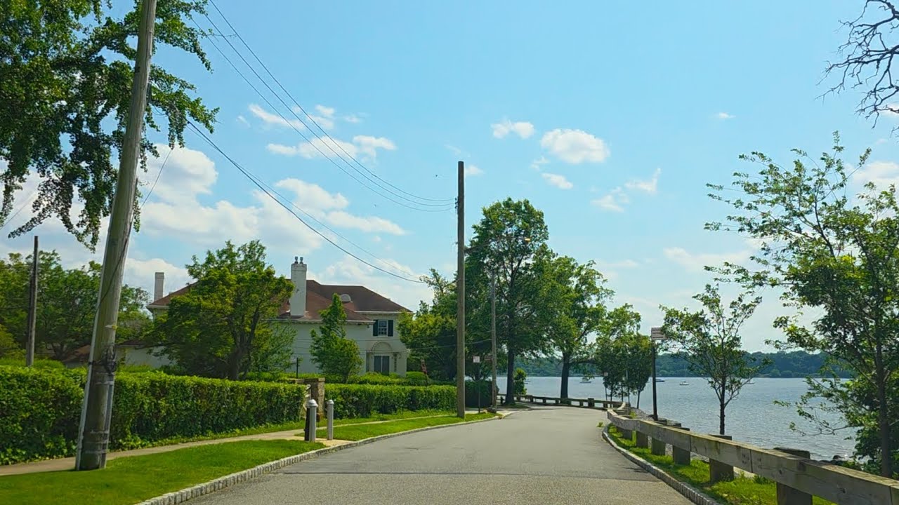 NY Driving - Douglaston NY Beautiful Scenery