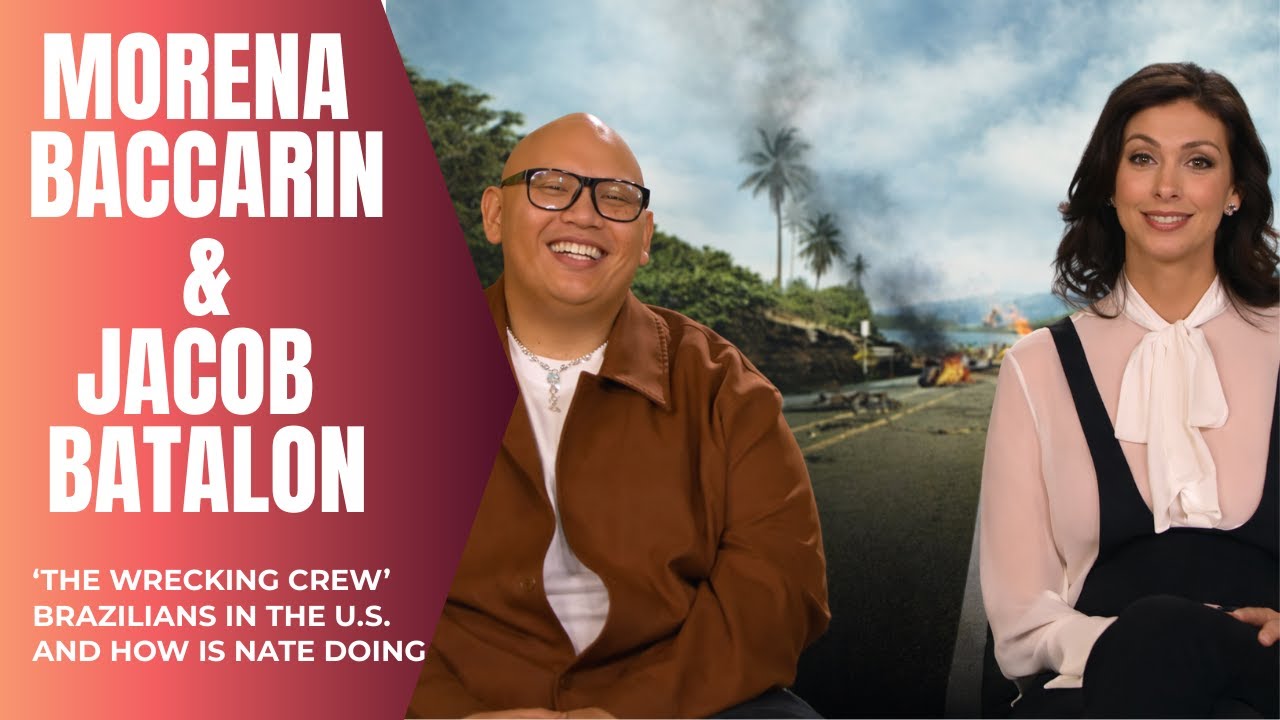 Morena Baccarin & Jacob Batalon talk The Wrecking Crew, Brazilians in the US and how is Nate doing