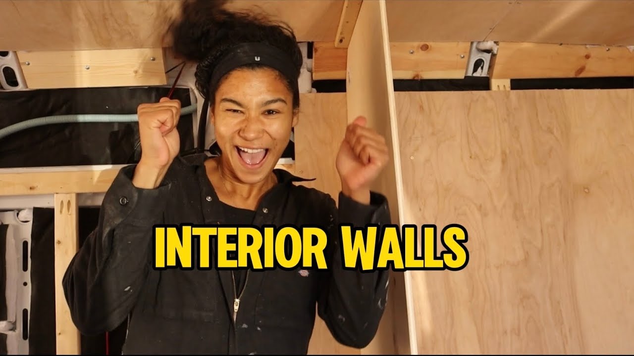 Finding the curve of the van | interior walls | van build episode 13