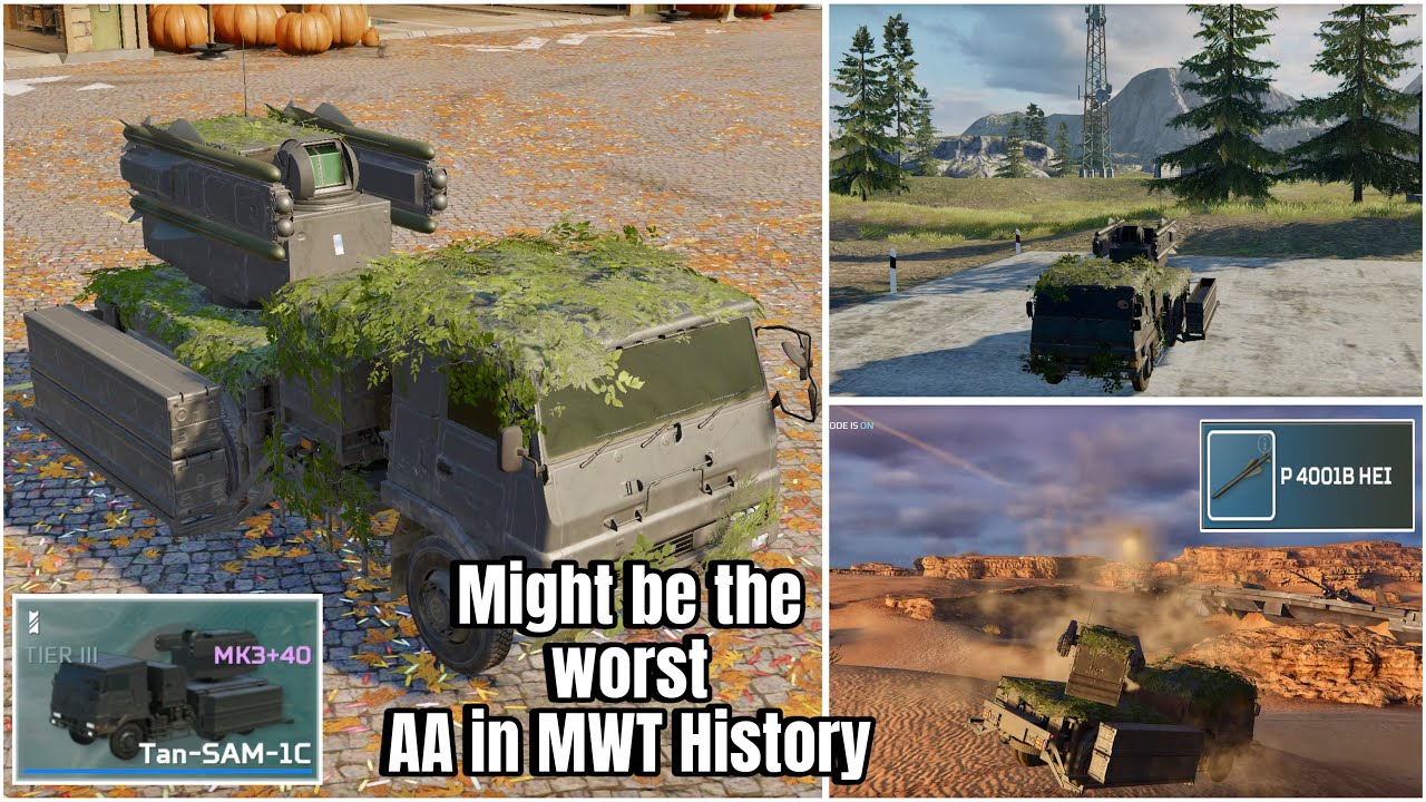 MWT Tank Battles Tan-SAM-1C tier III AA review & gameplay