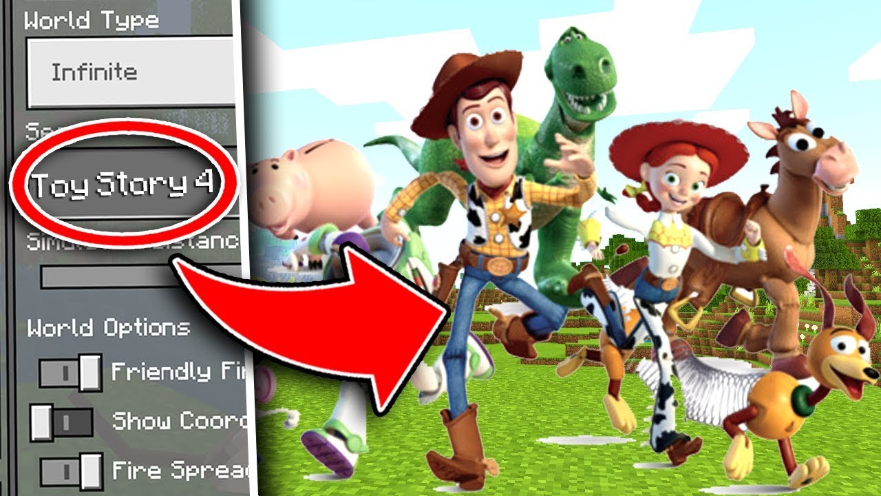 Do NOT Use the TOY STORY 4 Seed in Minecraft Pocket Edition...