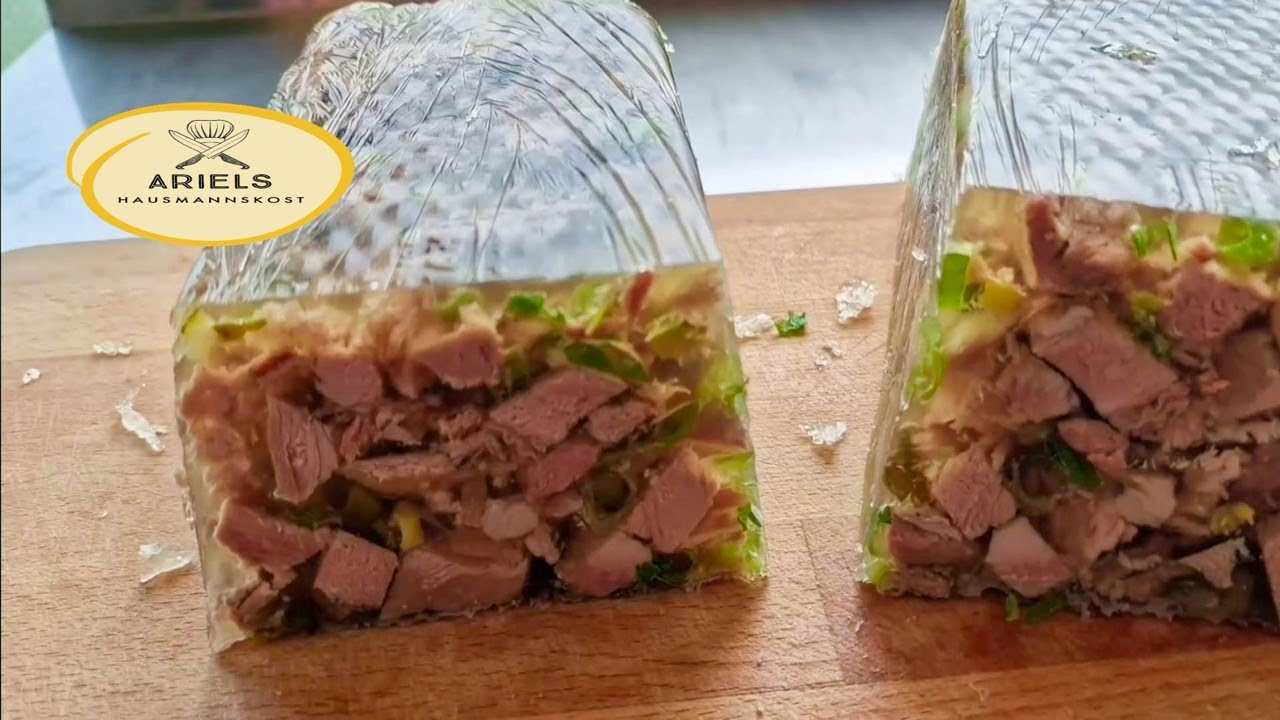 Sülze ohne Pökelsalz selber machen, Hausmannskost,