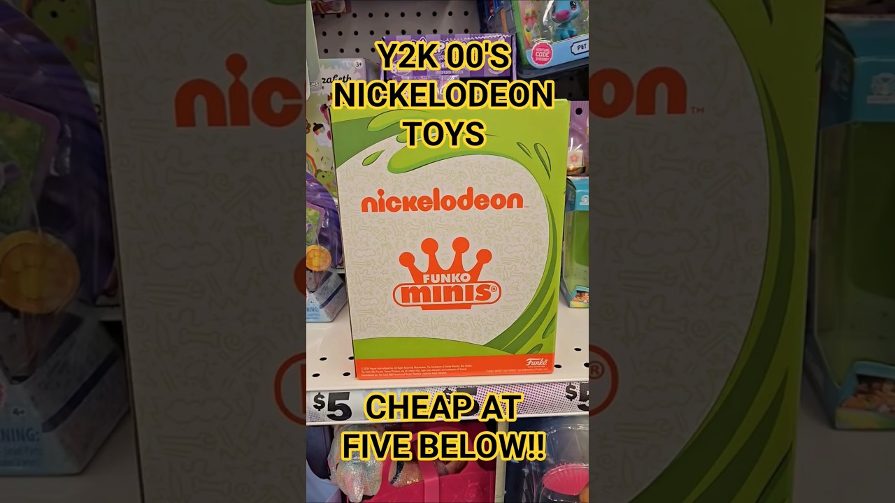 Nickelodeon collectible toys from the Y2K early 00's era available at Five Below. 