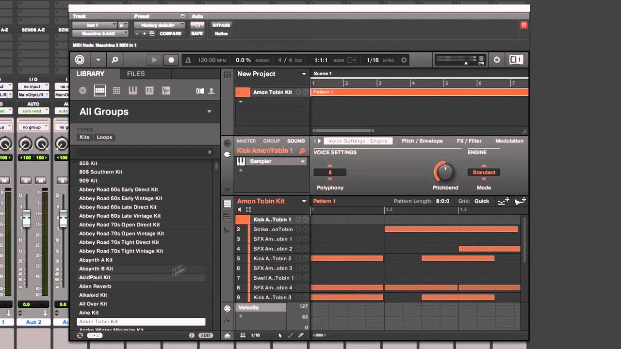 How to Route MASCHINE 2 Sounds to Separate Audio Tracks in Pro Tools