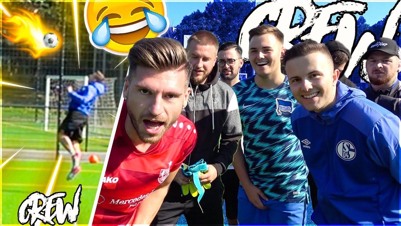 Die ULTIMATIVE Crew FUSSBALL FLANKEN CHALLENGE ENDET im FREMDSCHAM .. 🤣(Nicht nur Broski)