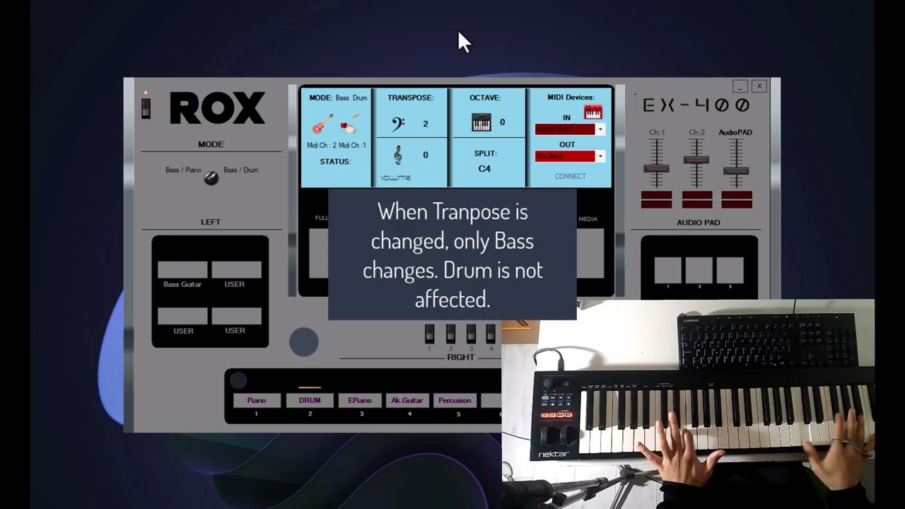 ROX EX-400: MIDI Klavye ile Bas, Davul ve Daha Fazlasını Kontrol Et!
