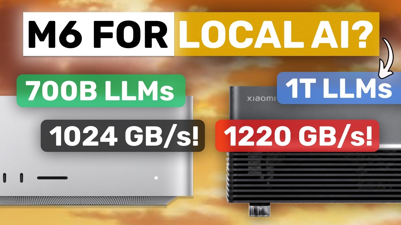 Стоят ли M6 и M5 Ultra своих денег для локального ИИ? (VS Xiaomi AI Cube, DGX Spark и Ryzen Max)
